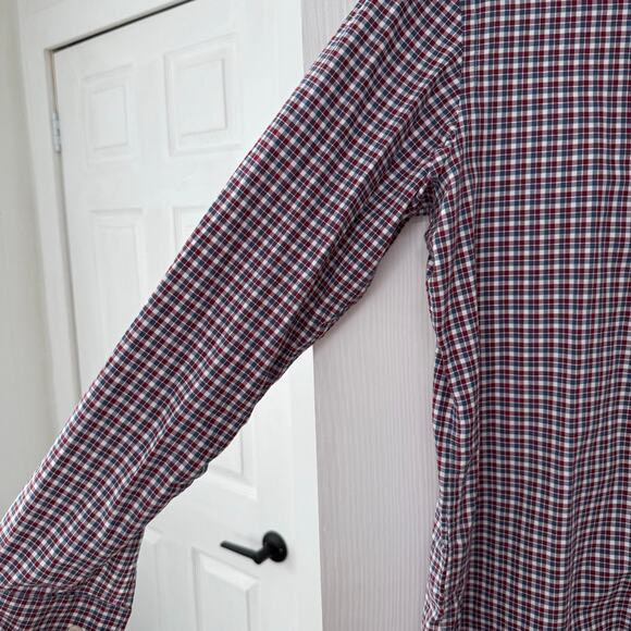 Hugo Boss Men's 100%Cotton Sharp Fir Long Sleeve Shirt Size 15.5-34/35 - Picture 5 of 14